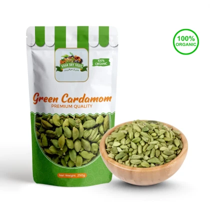 Elaichi Sabz Jumbo 250gm (Green Cardamom Jumbo)