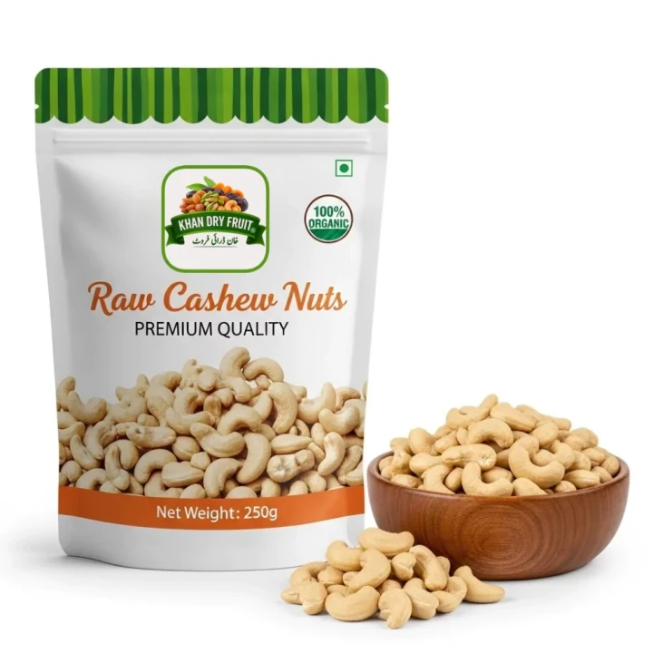 White Raw Cashews Nuts 250gm Price in Pakistan | Kaju Rate 2026 - Khan Dry Fruits
