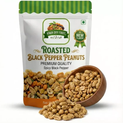 Spicy Roasted Peanuts, Black Pepper 250g