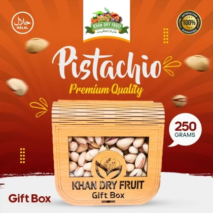 Pistachio Wooden Gifts Box 250g