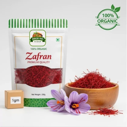 100% Pure Zafran 1gm (Saffron/Kesar)
