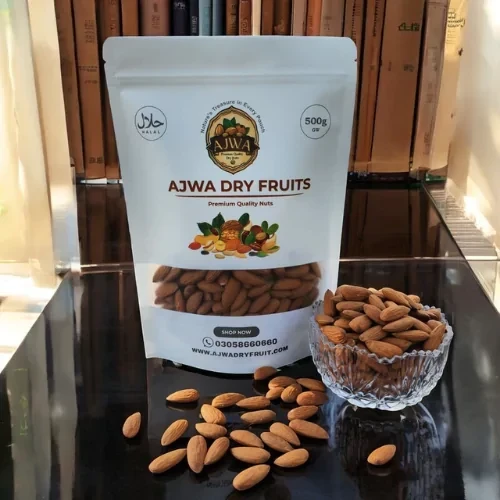 Premium Almonds Large - Badam Giri Price in Pakistan | Badam Rate 2026 - Khan Dry Fruits
