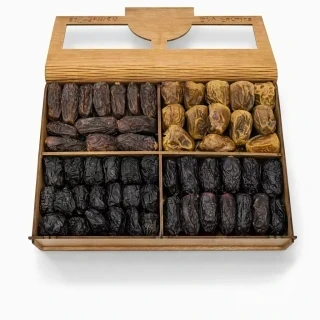 Khajoor (Dates) Rectangle 4 Portion Regular Box