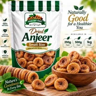 Organic Small Size Anjeer Figs 1kg Pack