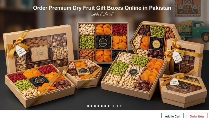 Order Premium Dry Fruit Gift Boxes Online in Pakistan