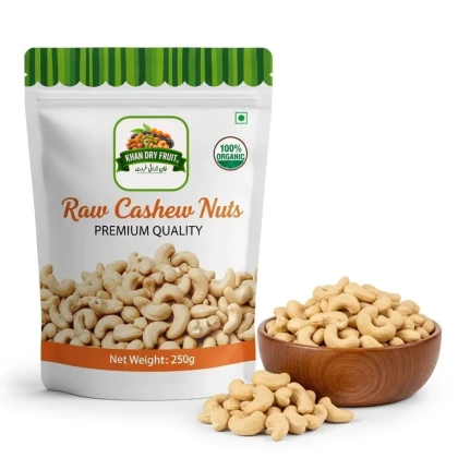 White Raw Cashews Kaju 250g