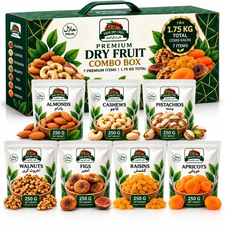 Dry Fruit Combo Box Price in Pakistan 2026: 7-in-1 Family Packs (1.75KG to 7KG) – Complete Buying Guide