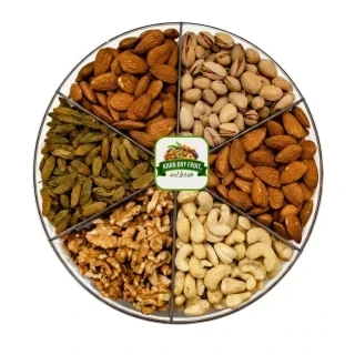 Luxury Dry Fruit Gift Box 1kg – 6 Compartments