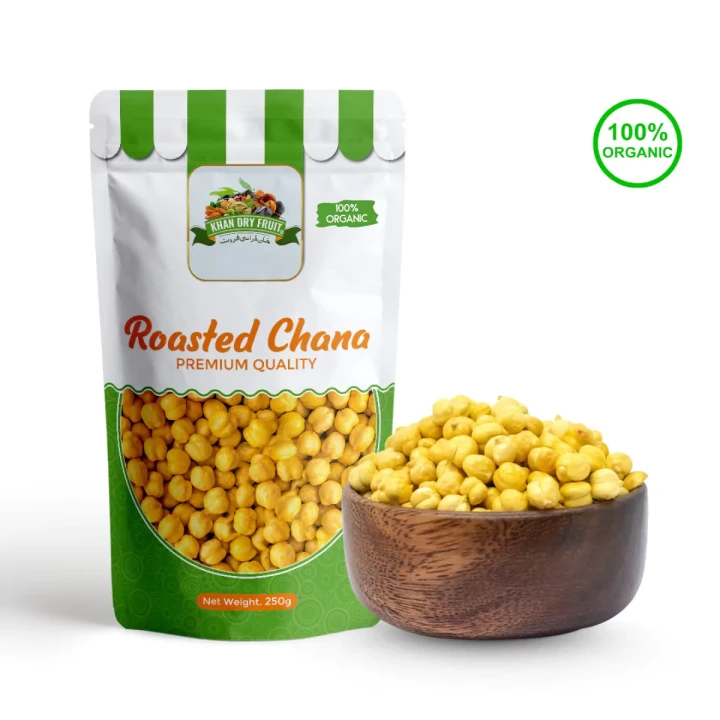 Roasted-Chana 250gm Without Shell Maghz chana Price in Pakistan | Badam Rate 2026 - Khan Dry Fruits