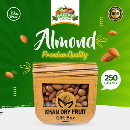 Almonds Wooden Gifts Box 250g