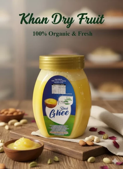 100% Organic Desi Ghee 500g – Pure, Natural & Traditionally Made