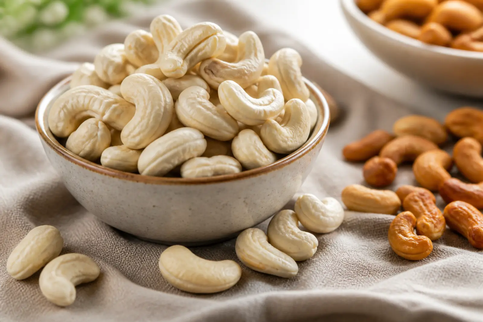 Roasted snack nuts
