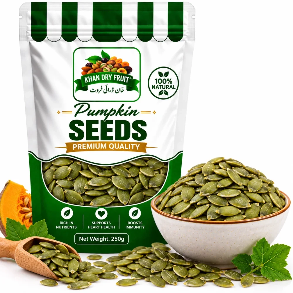 Green Pumpkin Seeds Without Shell 250gm