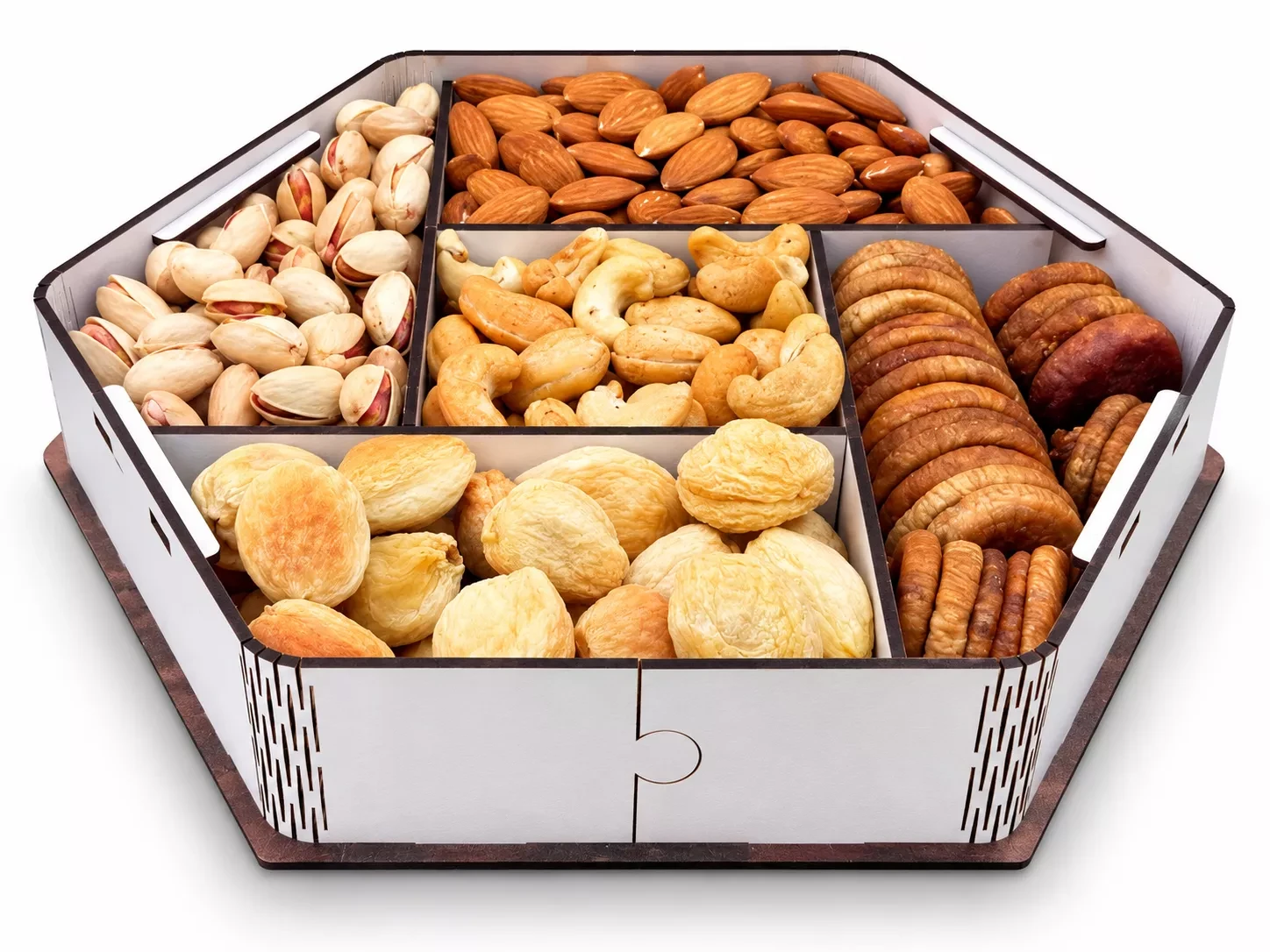Premium 5-Compartment Dry Fruits Gift Box