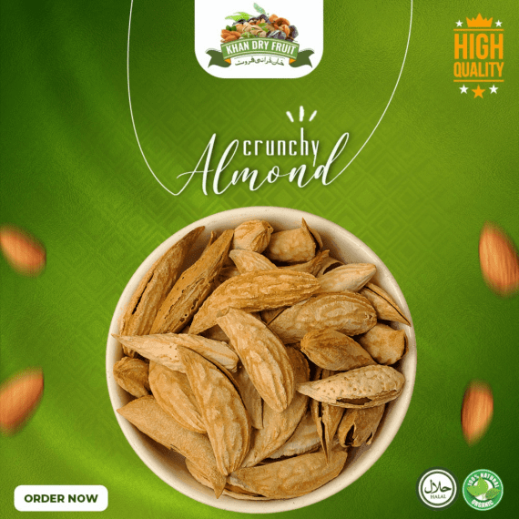 Almonds Soft shell Kaghzi Badam [ 1KG Pack ]