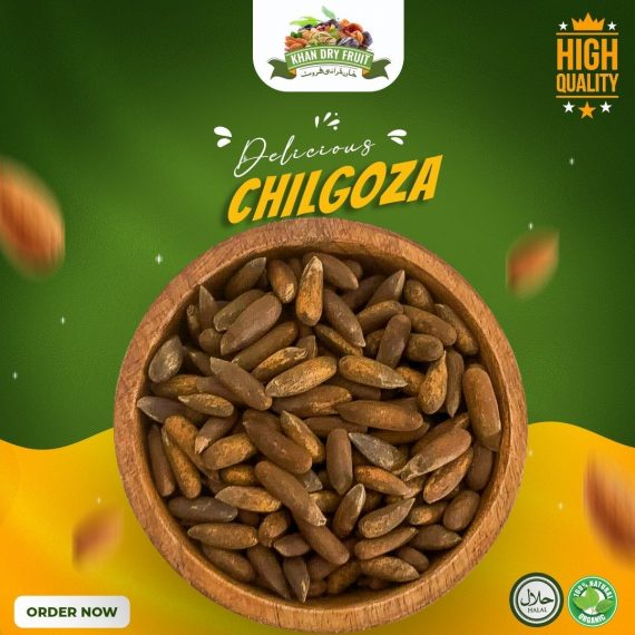 "Freshly Roasted Chilgoza Pine Nuts from Afghanistan - 500g Half kg"